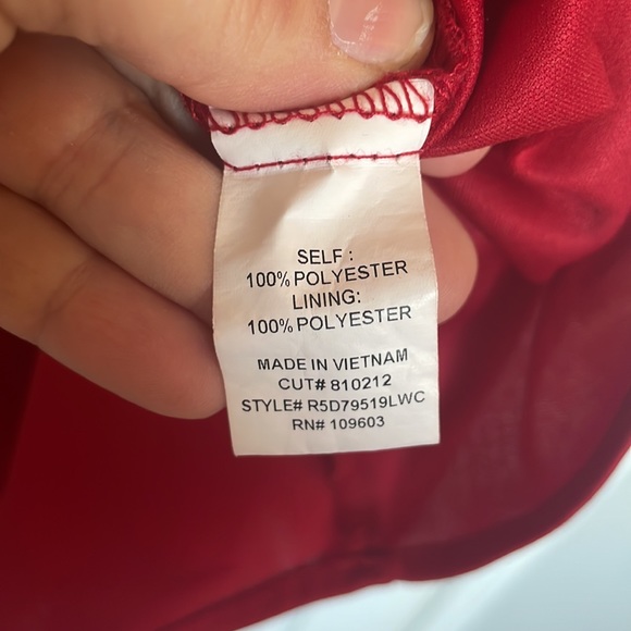 Rabbit Rabbit Rabbit red lace shift dress - Picture 8 of 10